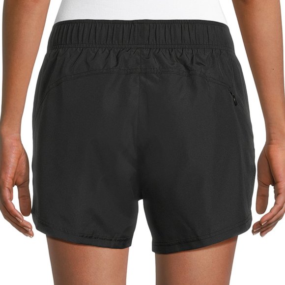 Real Running Shorts with built in liner /panty Size XL (16-18) Solid BLACK - Picture 2 of 9